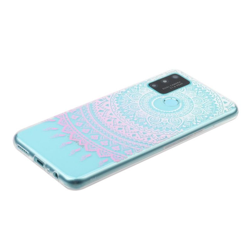 Coque Huawei P Smart 2020 Transparente Mandala Coloré