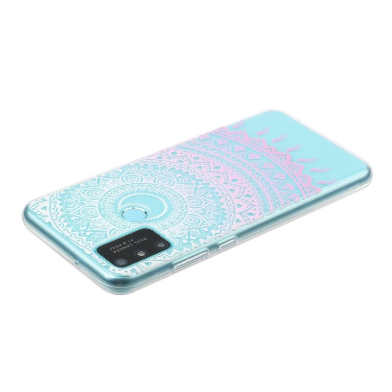 Coque Huawei P Smart 2020 Transparente Mandala Coloré