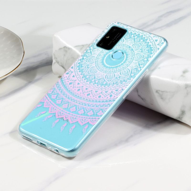 Coque Huawei P Smart 2020 Transparente Mandala Coloré