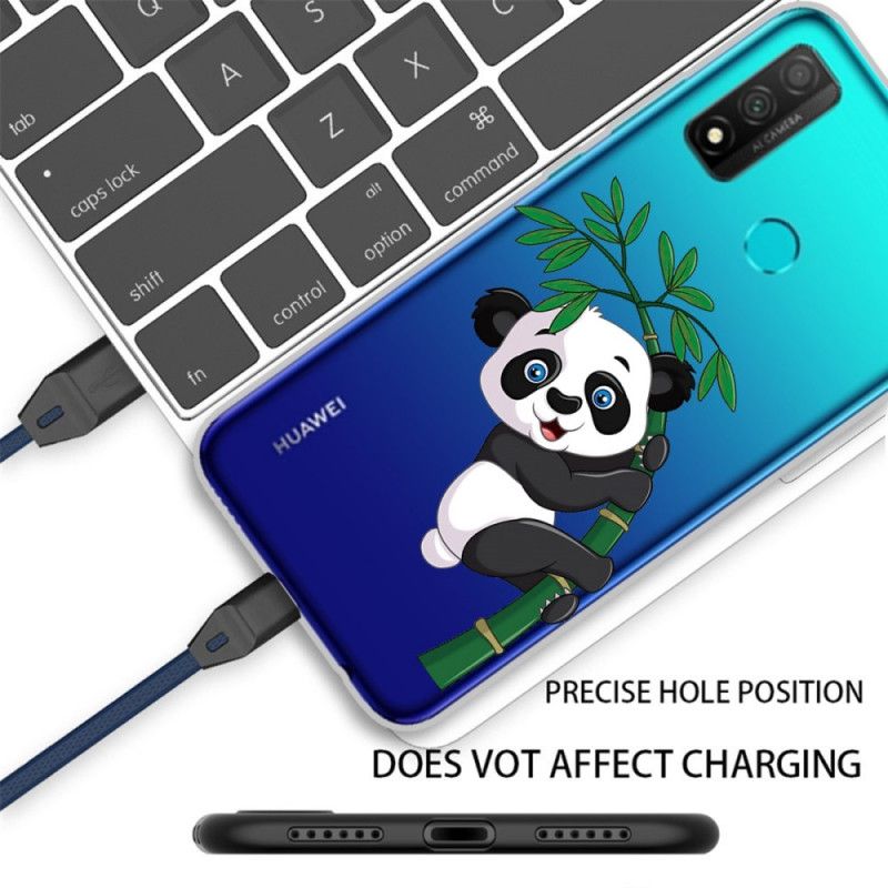 Coque Huawei P Smart 2020 Transparente Panda Sur Le Bambo