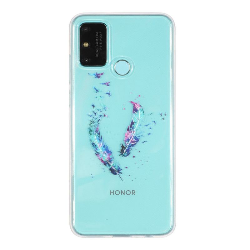 Coque Huawei P Smart 2020 Transparente Plumes