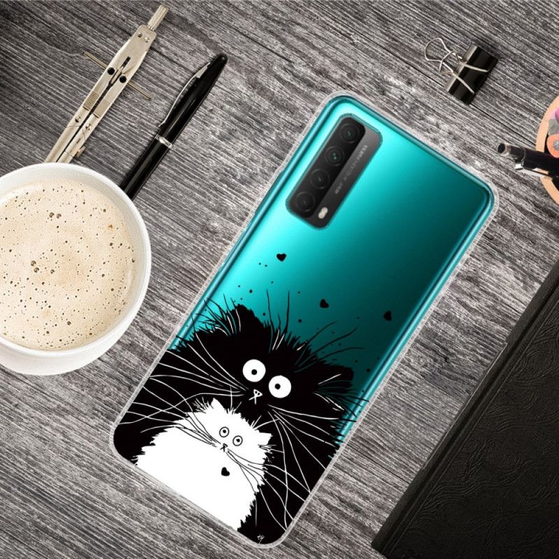 Coque Huawei P Smart 2021 Transparente Chats Surpris