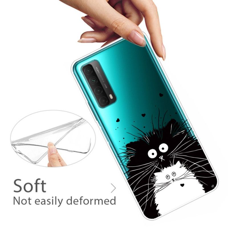 Coque Huawei P Smart 2021 Transparente Chats Surpris