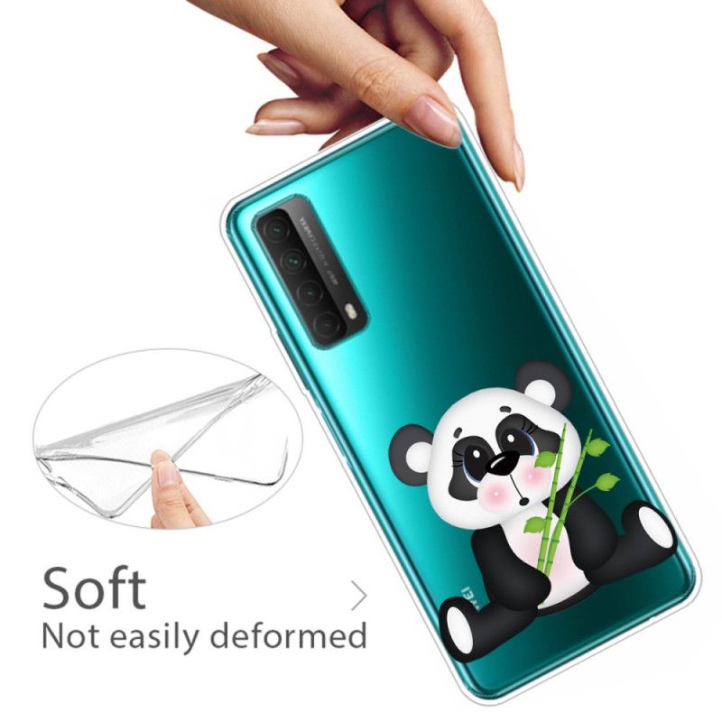 Coque Huawei P Smart 2021 Transparente Panda Triste