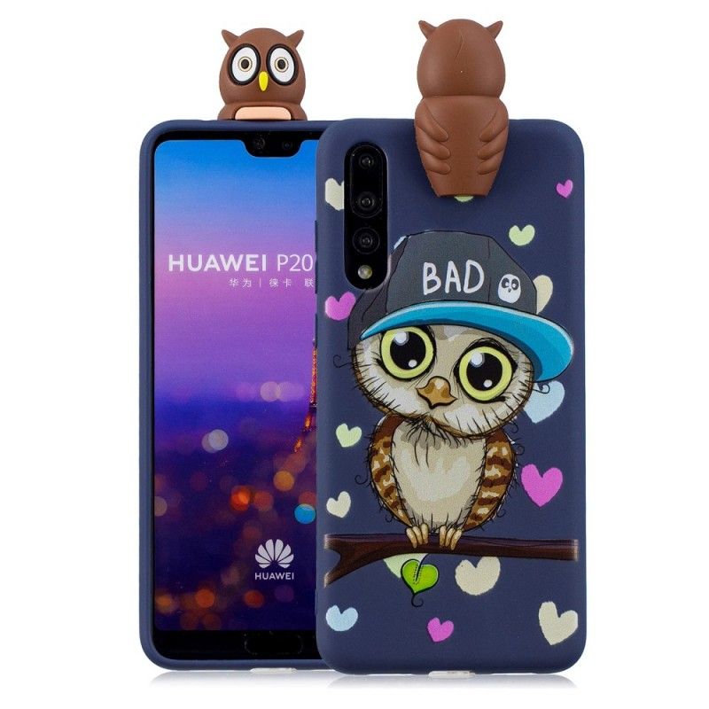 Coque Huawei P20 Pro 3d Bad Hibou Fun