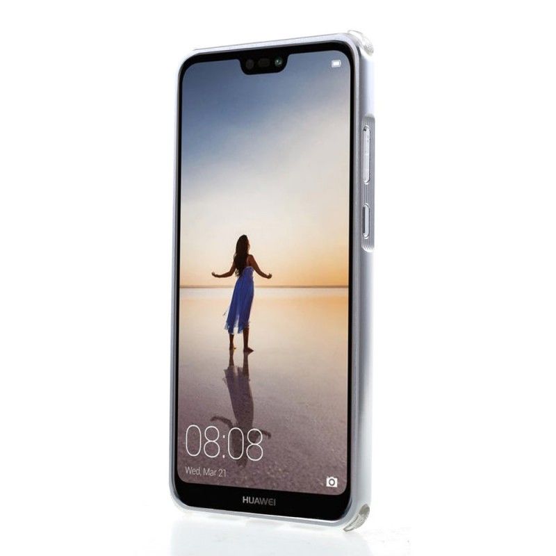 Coque Huawei P20 Pro Bumper Aluminium Et Dos Brossé Amovibles