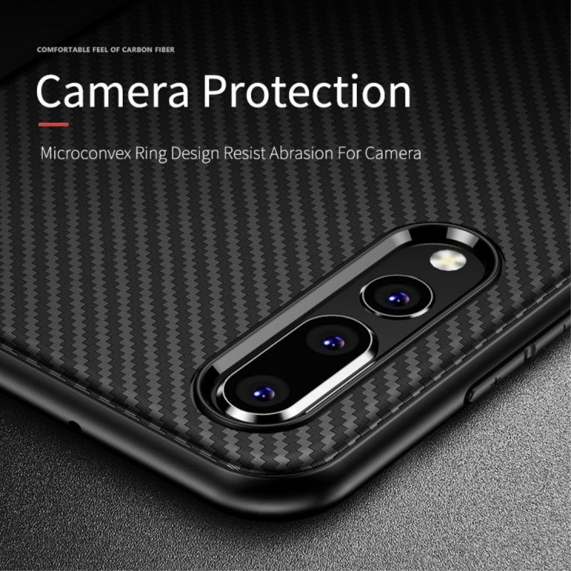 Coque Huawei P20 Pro Ipaky Fibre Carbone