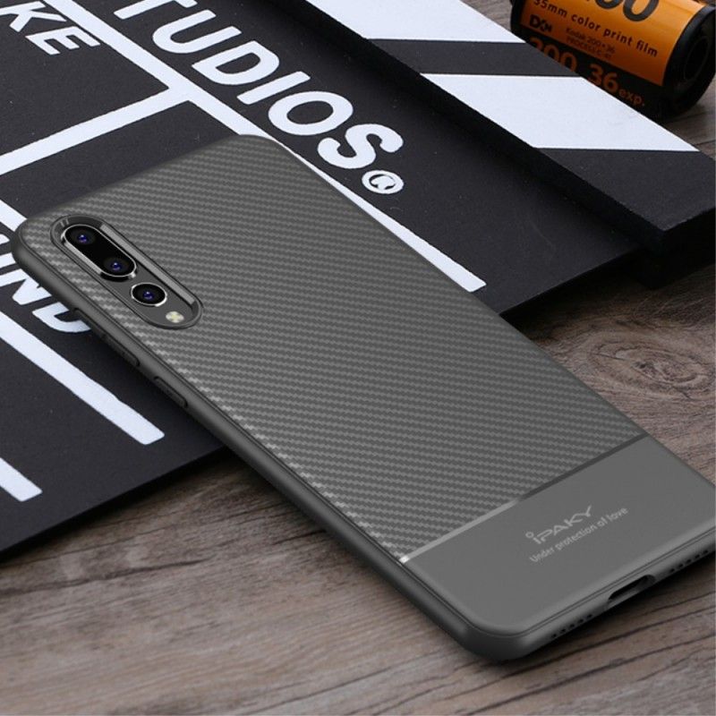 Coque Huawei P20 Pro Ipaky Fibre Carbone