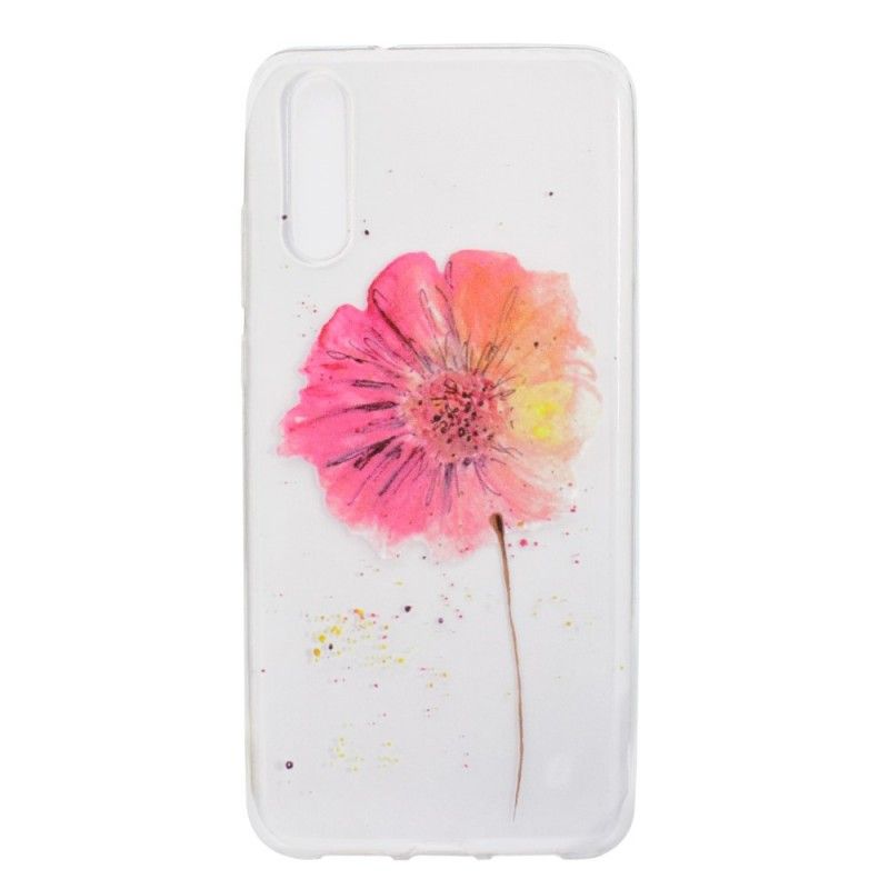 Coque Huawei P20 Pro Transparente Coquelicot Aquarelle