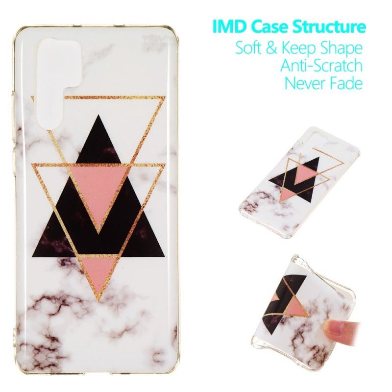 Coque Huawei P30 Pro Marbre Triangle