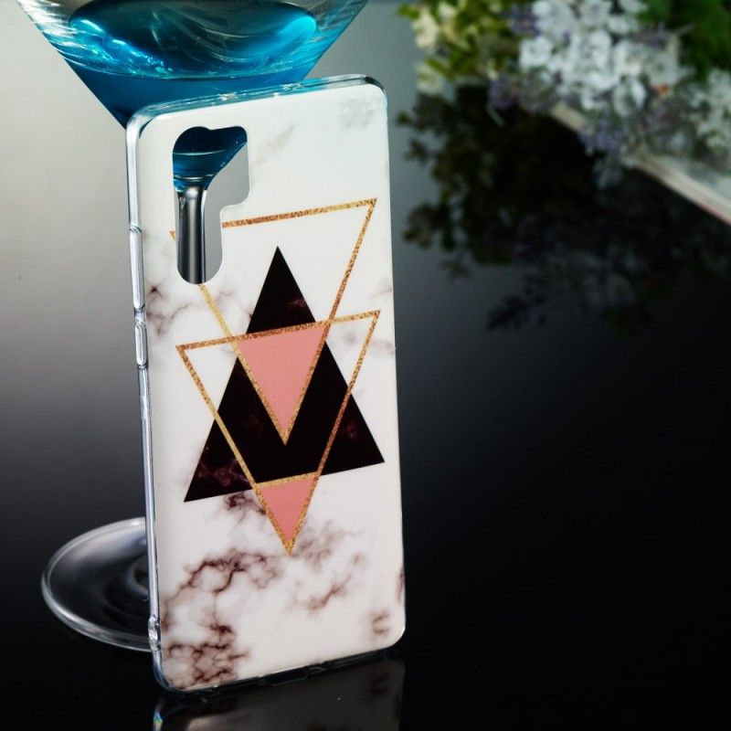 Coque Huawei P30 Pro Marbre Triangle