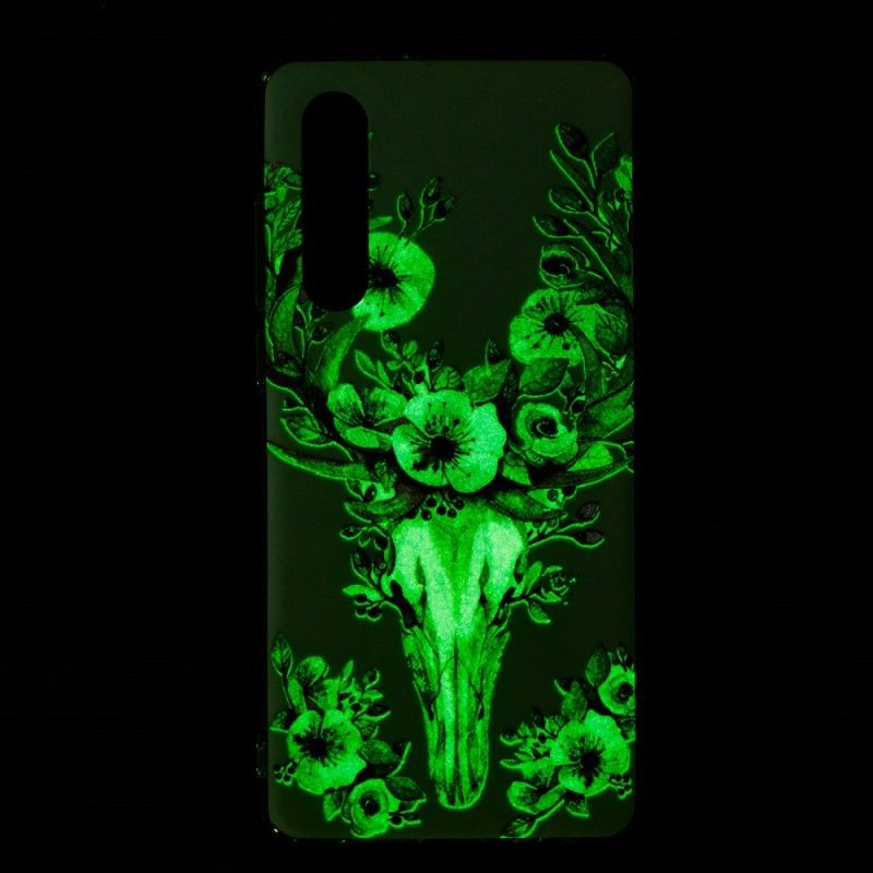 Coque Huawei P30 Wapiti Fleuri Fluorescente