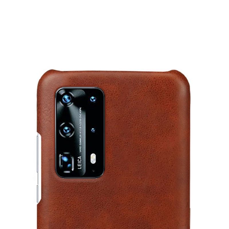 Coque Huawei P40 Effet Cuir Ksq