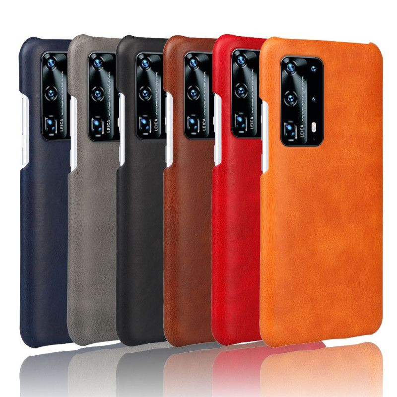 Coque Huawei P40 Effet Cuir Ksq