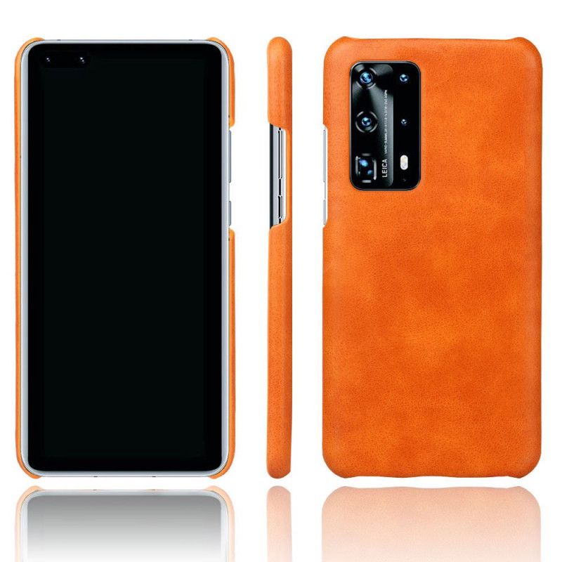 Coque Huawei P40 Effet Cuir Ksq