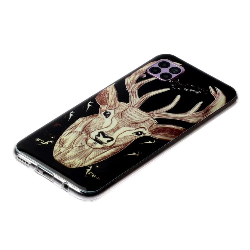 Coque Huawei P40 Lite Cerf Majestueux Fluorescente