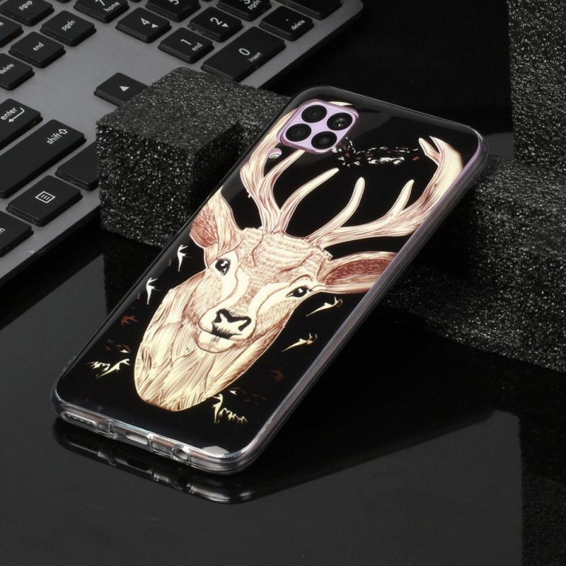 Coque Huawei P40 Lite Cerf Majestueux Fluorescente