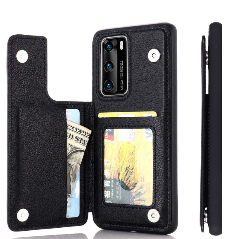 Coque Huawei P40 Porte-cartes Support