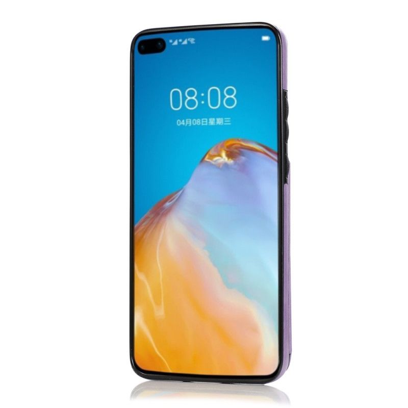 Coque Huawei P40 Pro Plus Porte-cartes Impression Mandala