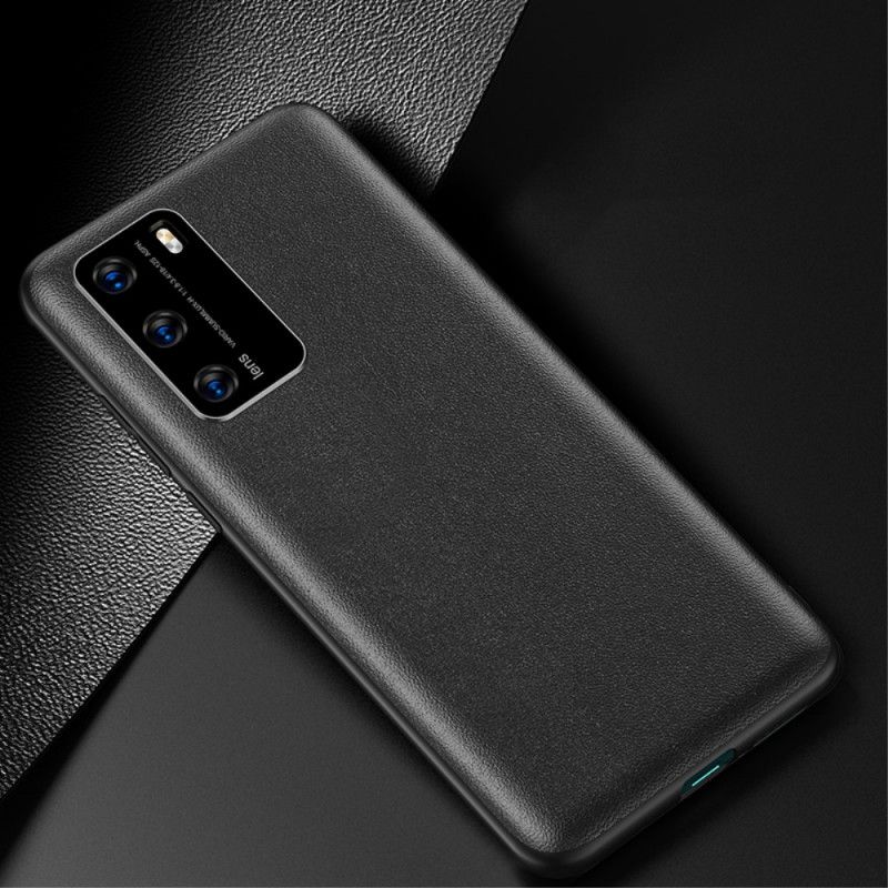 Coque Huawei P40 Style Cuir Color