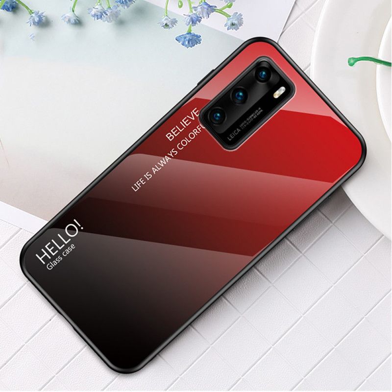 Coque Huawei P40 Verre Trempé Hello