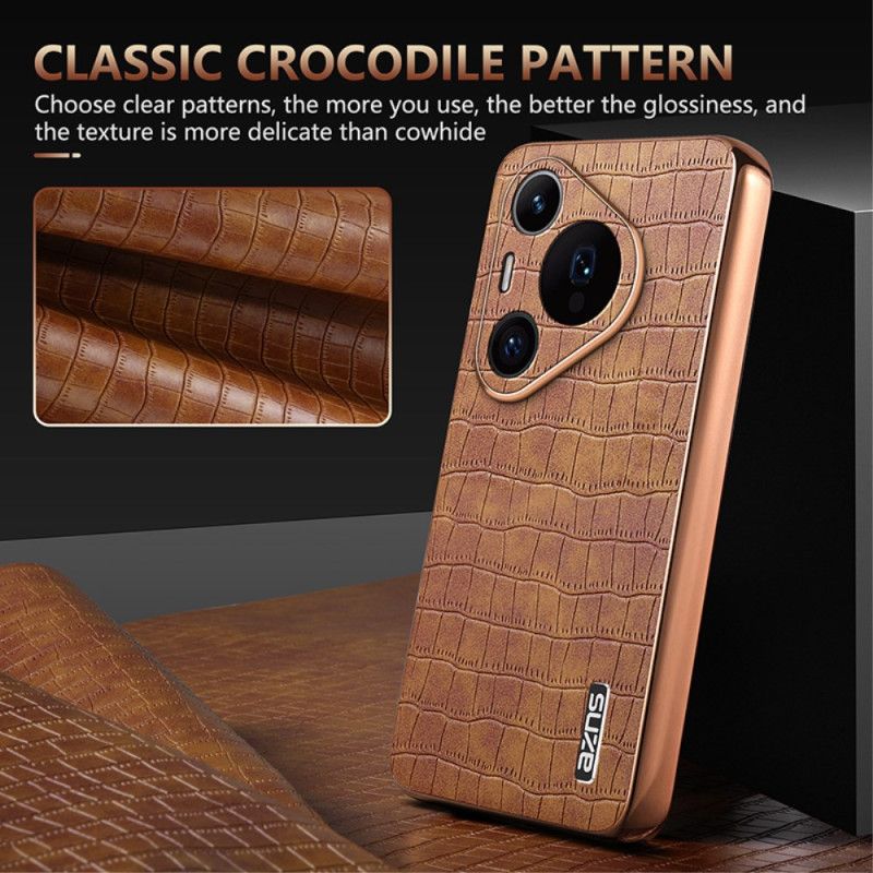 Coque Huawei Pura 70 Pro Motif Crocodile AZNS