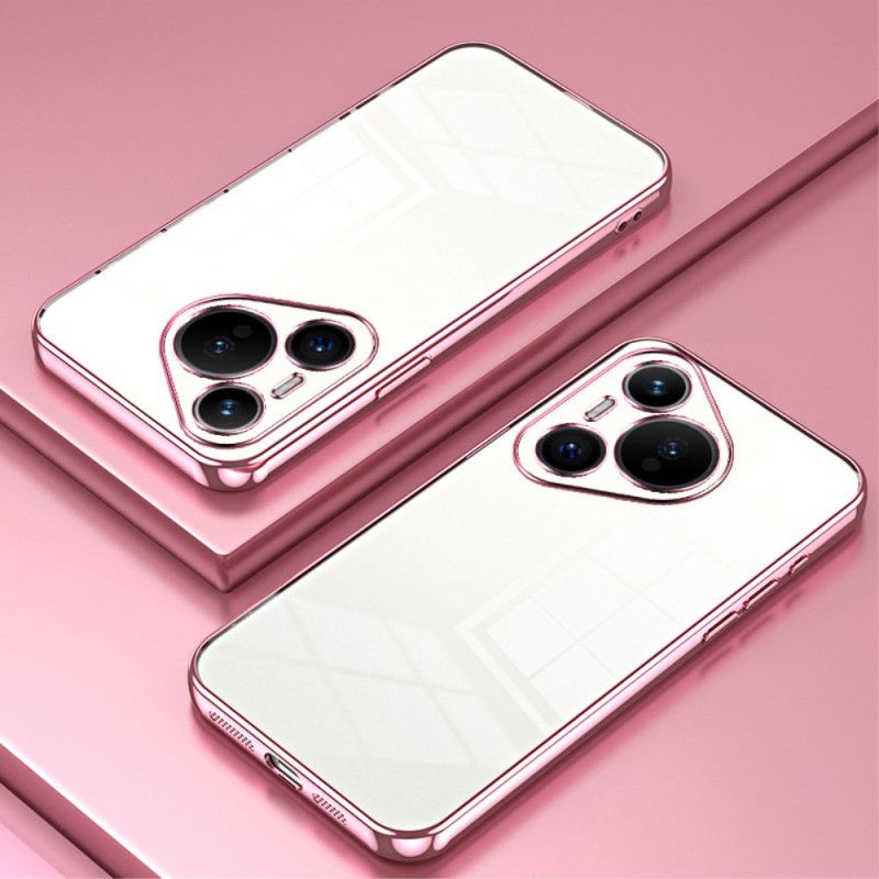 Coque Huawei Pura 70 Rebords Style Métal