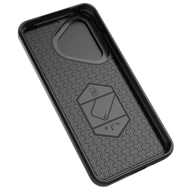 Coque Huawei Pura 70 Ring Résistante avec Protection Lentille Coulissante