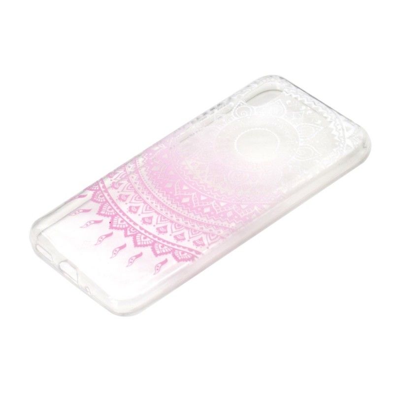 Coque Huawei Y5 2019 Transparente Mandala Coloré