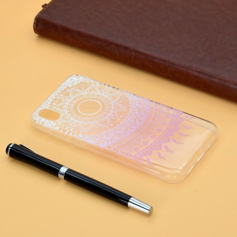 Coque Huawei Y5 2019 Transparente Mandala Coloré