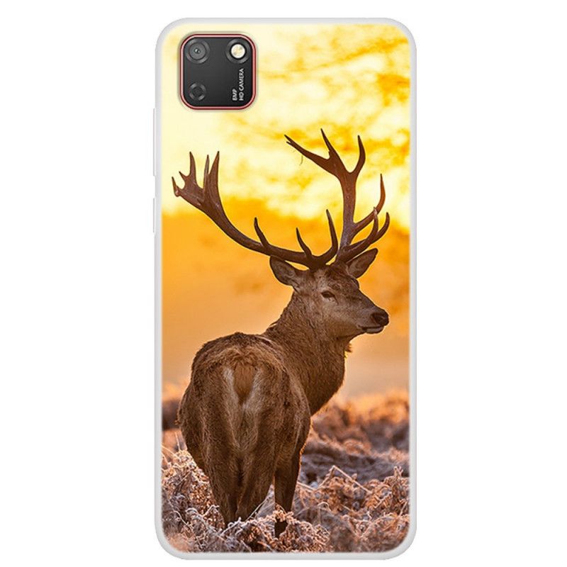 Coque Huawei Y5p Cerf Et Paysage