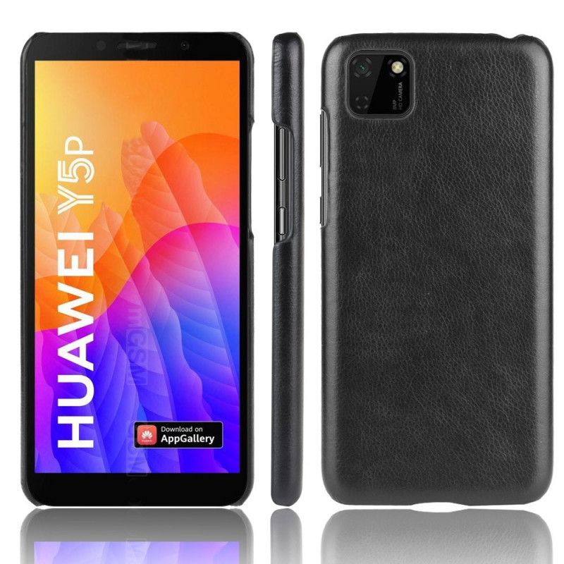 Coque Huawei Y5p Effet Cuir Litchi Performance