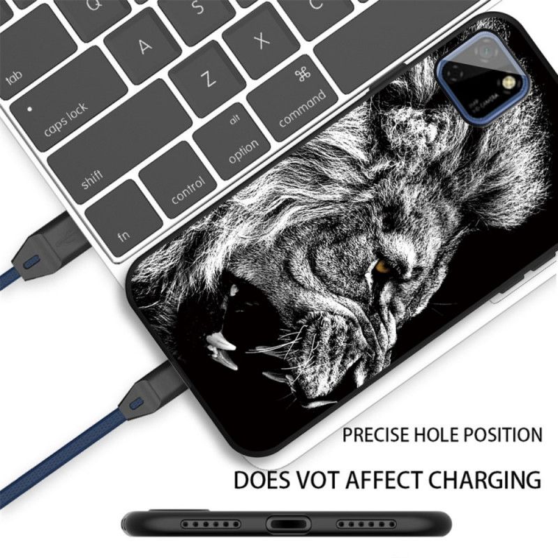 Coque Huawei Y5p Lion Féroce