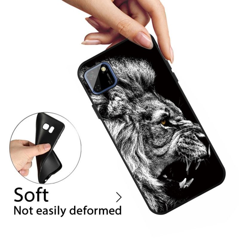 Coque Huawei Y5p Lion Féroce