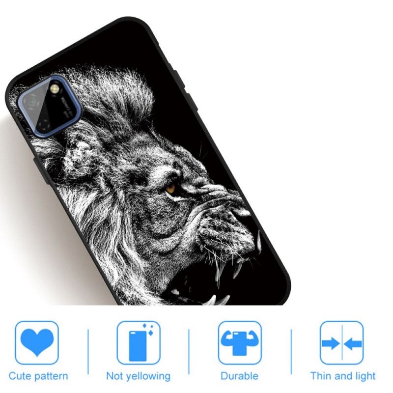 Coque Huawei Y5p Lion Féroce