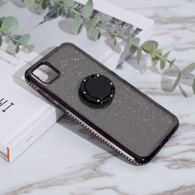 Coque Huawei Y5p Paillettes Et Diamants Anneau