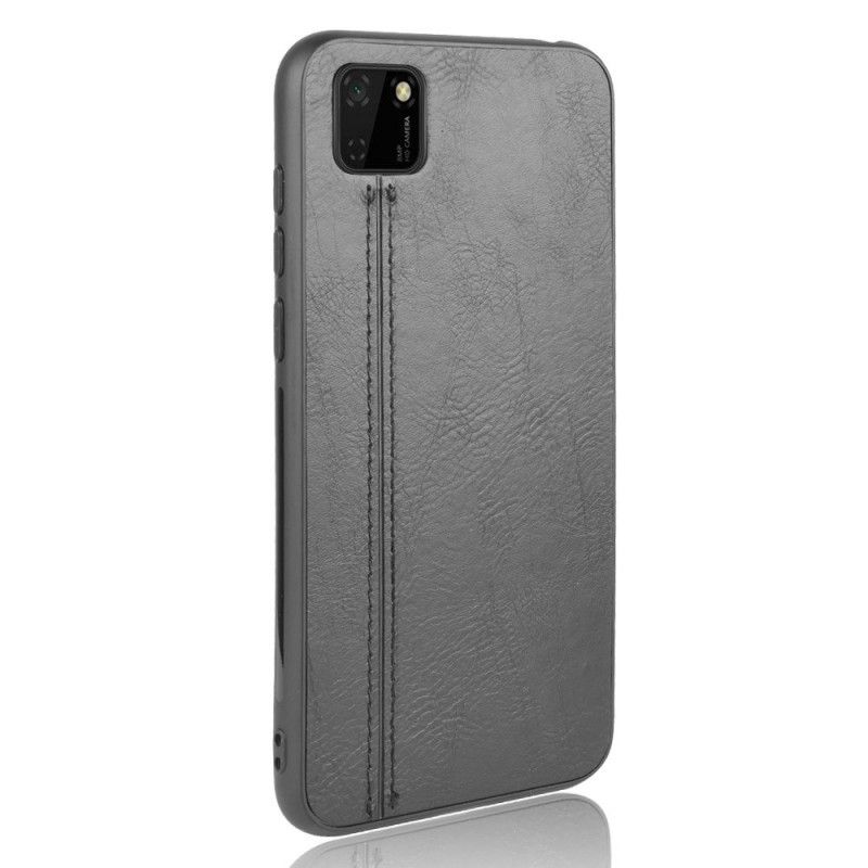 Coque Huawei Y5p Style Cuir Coutures