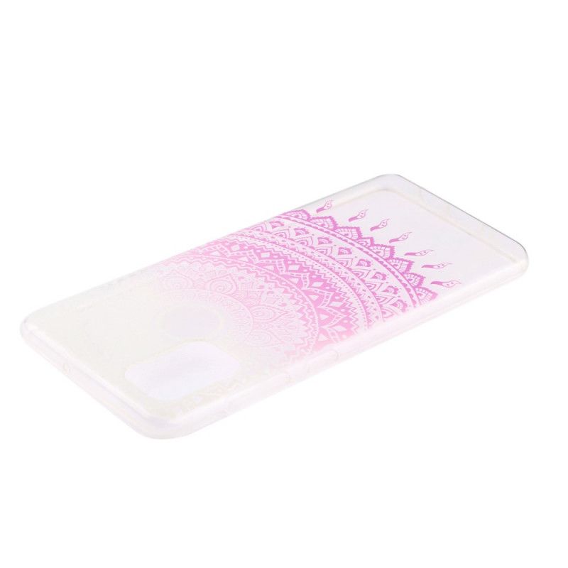 Coque Huawei Y5p Transparente Mandala Coloré