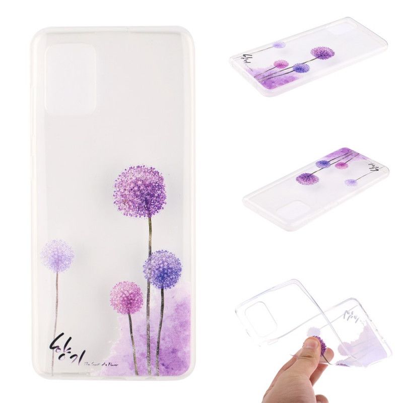 Coque Huawei Y5p Transparente Pissenlits Colorés