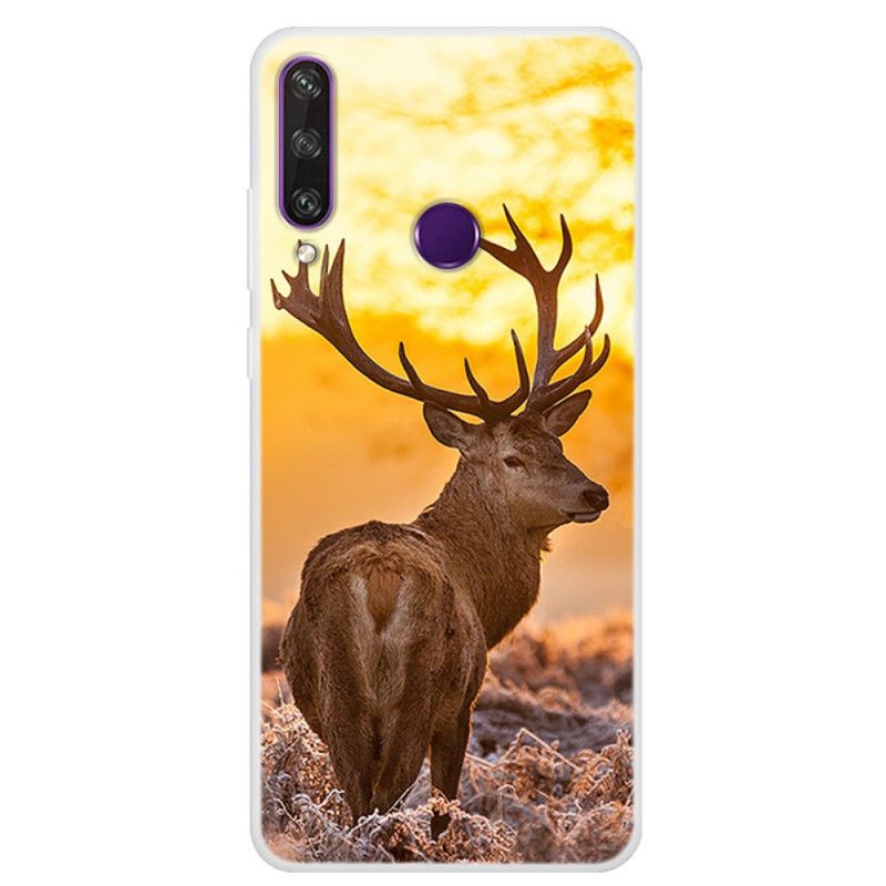 Coque Huawei Y6p Cerf Et Paysage