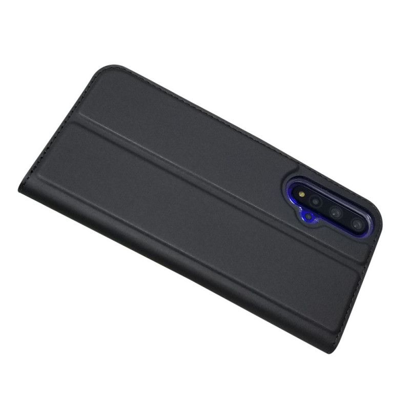 Flip Cover Honor 20 / Huawei Nova 5t Style Cuir Fermoir Intégré