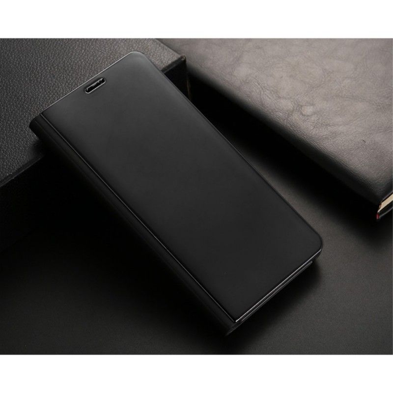 Flip Cover Huawei Mate 10 Pro Miroir Et Effet Cuir