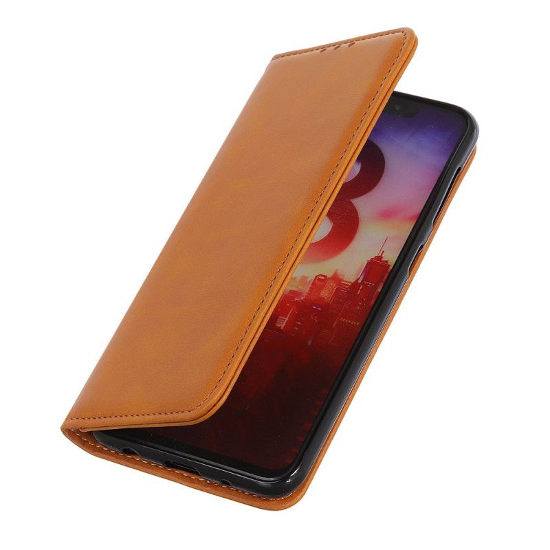 Flip Cover Huawei Mate 30 Cuir Fendu