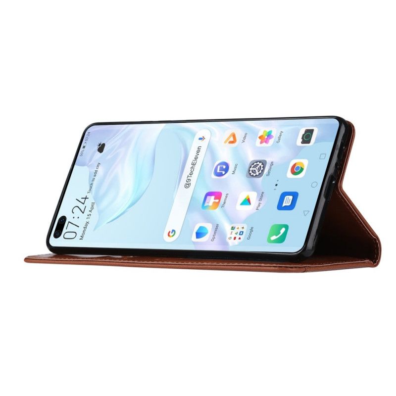 Flip Cover Huawei P Smart 2021 Simili Cuir Porte-cartes