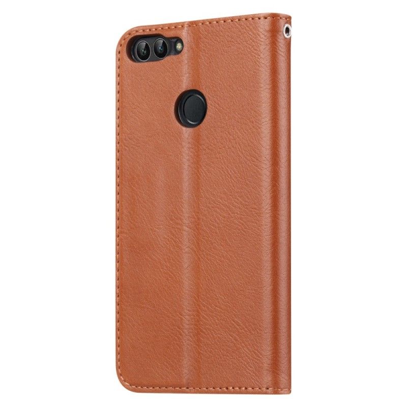 Flip Cover Huawei P Smart Simili Cuir Porte-cartes