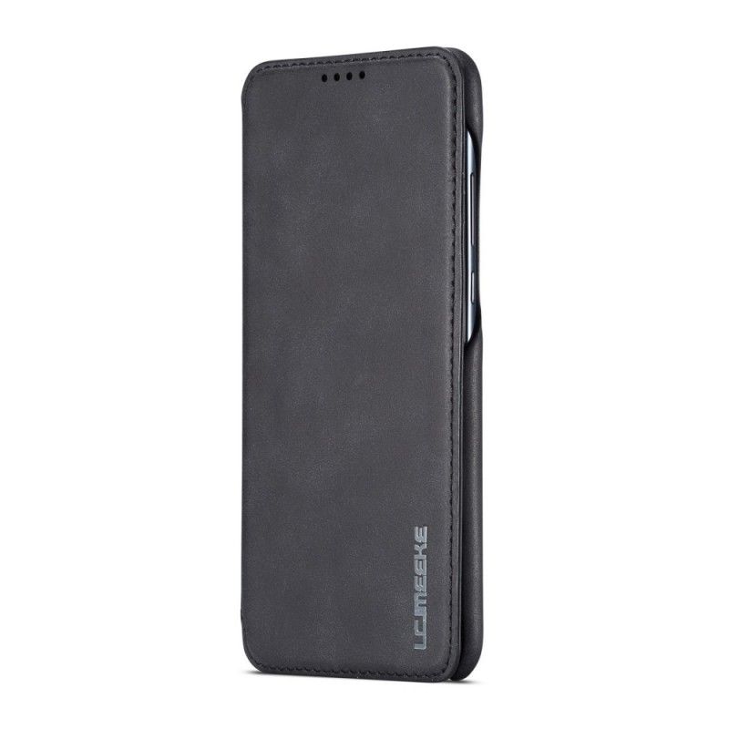 Flip Cover Huawei P30 Lite Lc.imeeke Effet Cuir