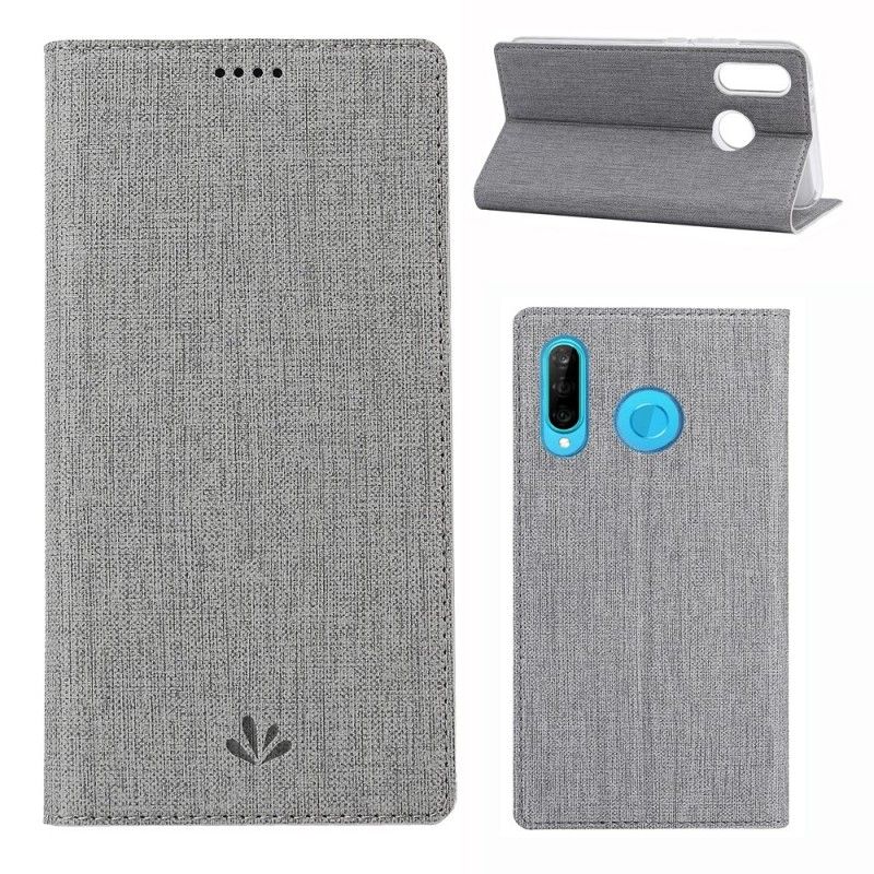 Flip Cover Huawei P30 Lite Texturée