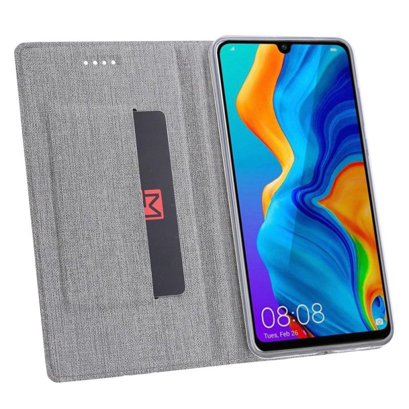 Flip Cover Huawei P30 Lite Texturée