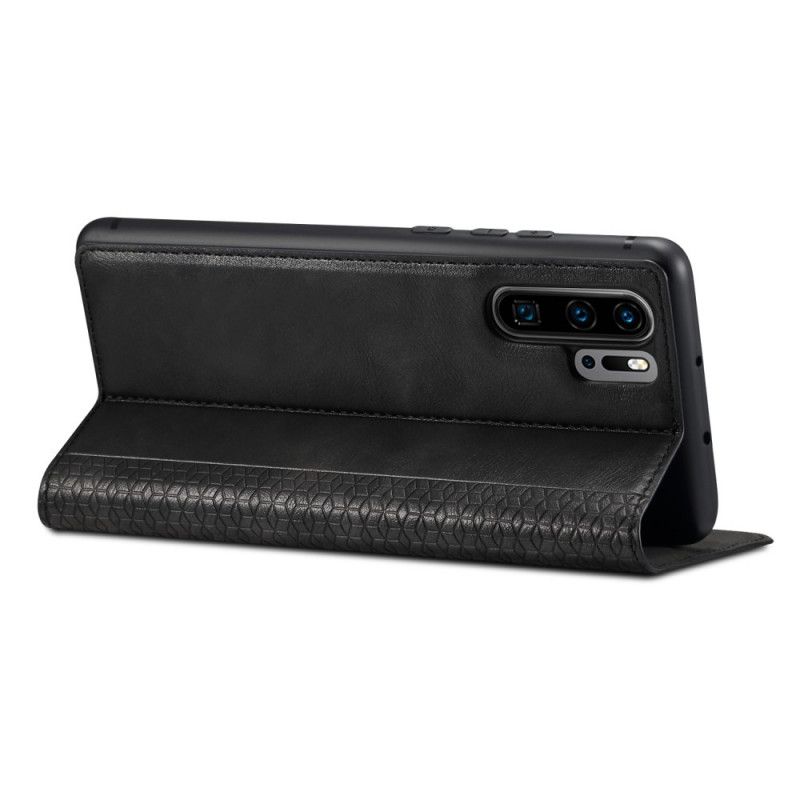 Flip Cover Huawei P30 Pro Effet Cuir Texturé