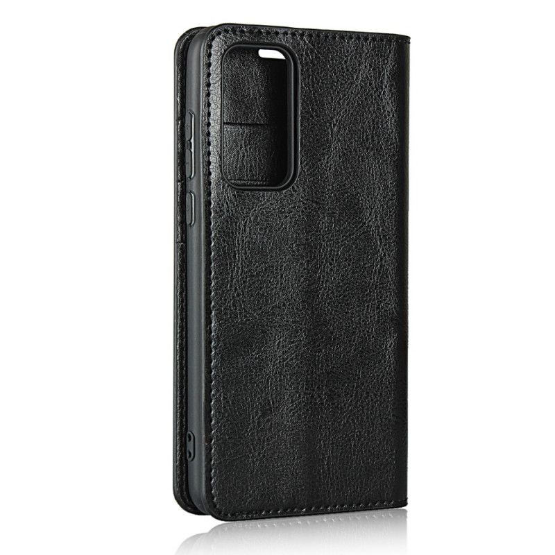 Flip Cover Huawei P40 Cuir Véritable